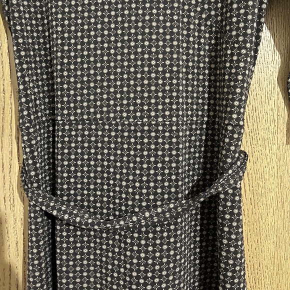 Gap Women’s Retro Faux Wrap MIDI Dress w/ Waist Tie Fall Casual Dress Sz-M - Picture 4 of 7